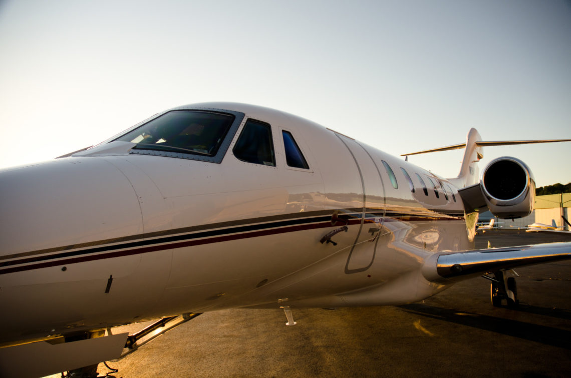 history of private jets
