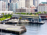 Coast of Seattle and Aquarium