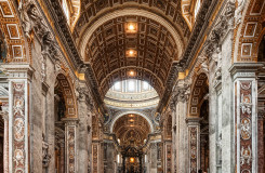 Interior of St. Peters Basilica