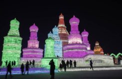 Harbin Ice and Snow Festival at Sun Island Park