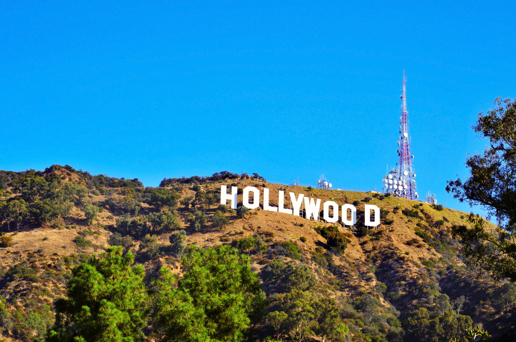 Hollywood sign in Mount Lee, Los Angeles, United States