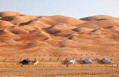 The Moreeb dunes at the Liwa Oasis.