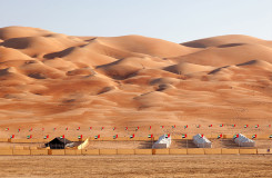 The Moreeb dunes at the Liwa Oasis.