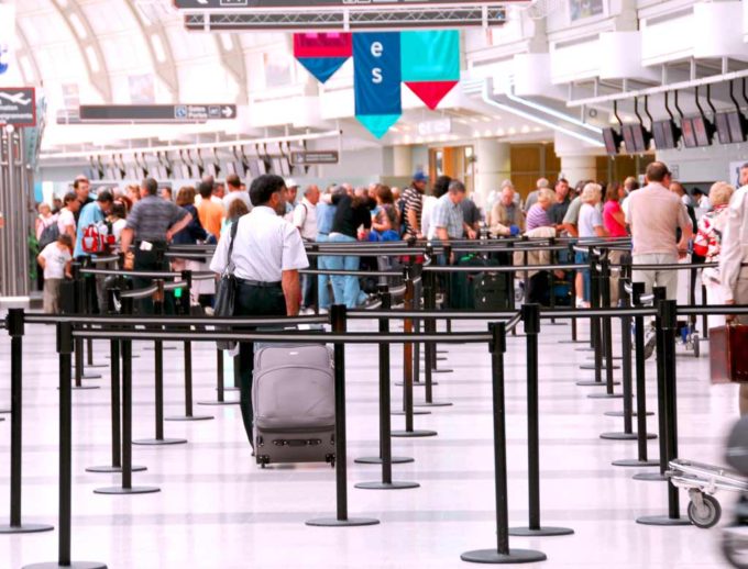How to avoid long airport lines.