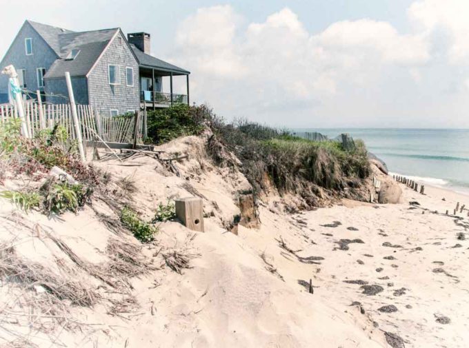 Picturesque beach on Martha’s Vineyard.