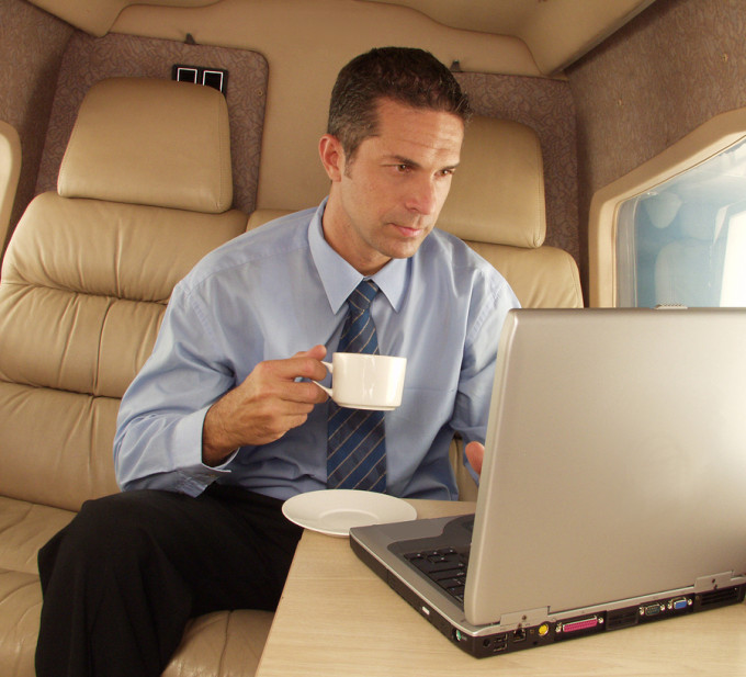 It’s easy to get work done on a private jet.