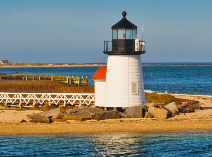 Brant Point Lighthouse on Nantucket.