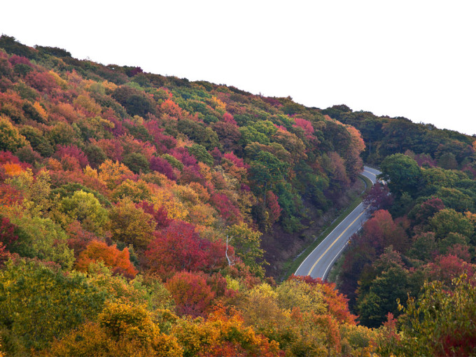 One of the many scenic fall byways in the United States