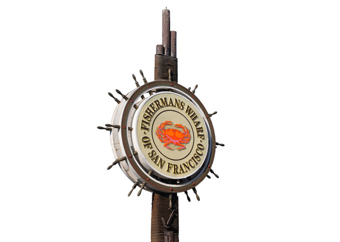 The Fisherman’s Wharf sign, a San Francsico landmark