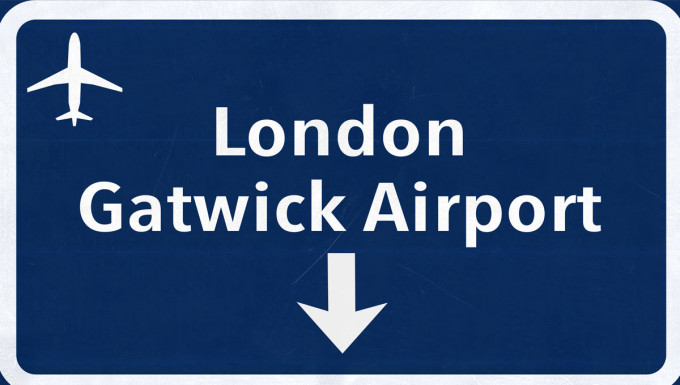 London’s Gatewick Airport is just one of the airports you can fly into on your private jet charter. 