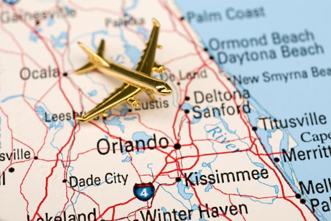 Plane Over Central Florida