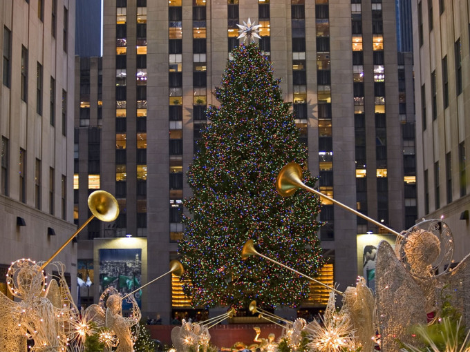 The tree at Rockefeller Center.