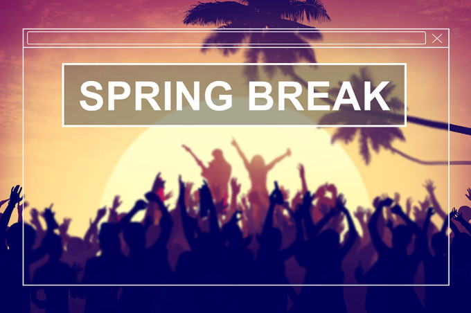 Charter a private jet to a spring break concert.