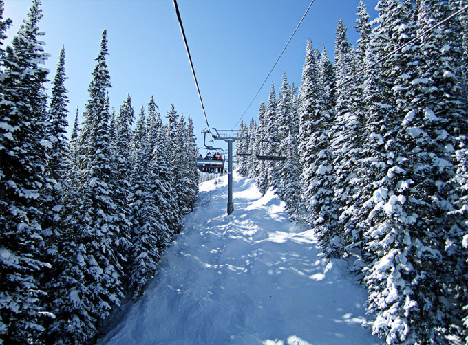 Just one of the scenic mountains in Vail, CO.