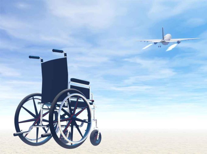 Wheelchair accessibility for travelling on private jet charters.