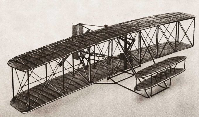 Orville and Wilbur Wright Flying Machine