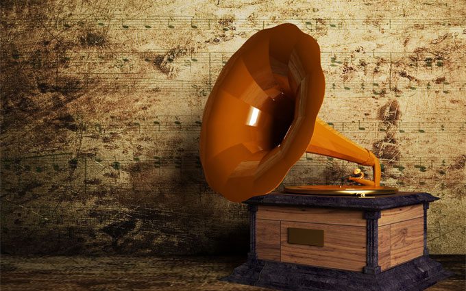 Beautiful Old Gramophone