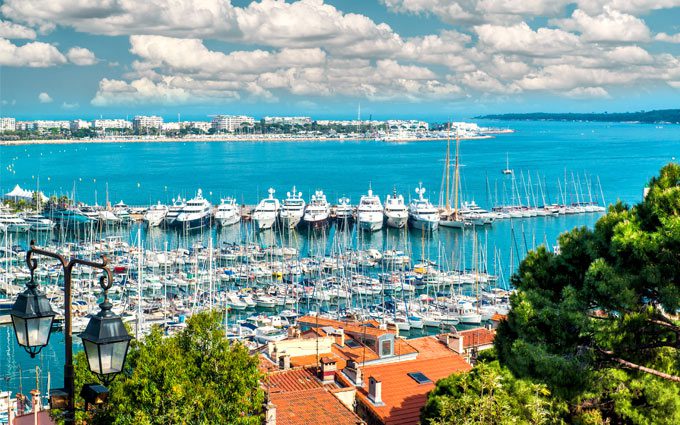 Cannes port, France