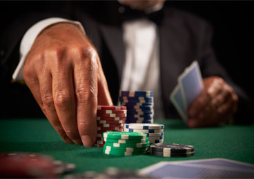 Card Player Gambling Casino Chips