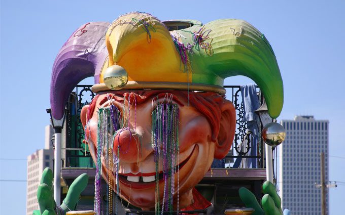 Mardi Gras Float Jester