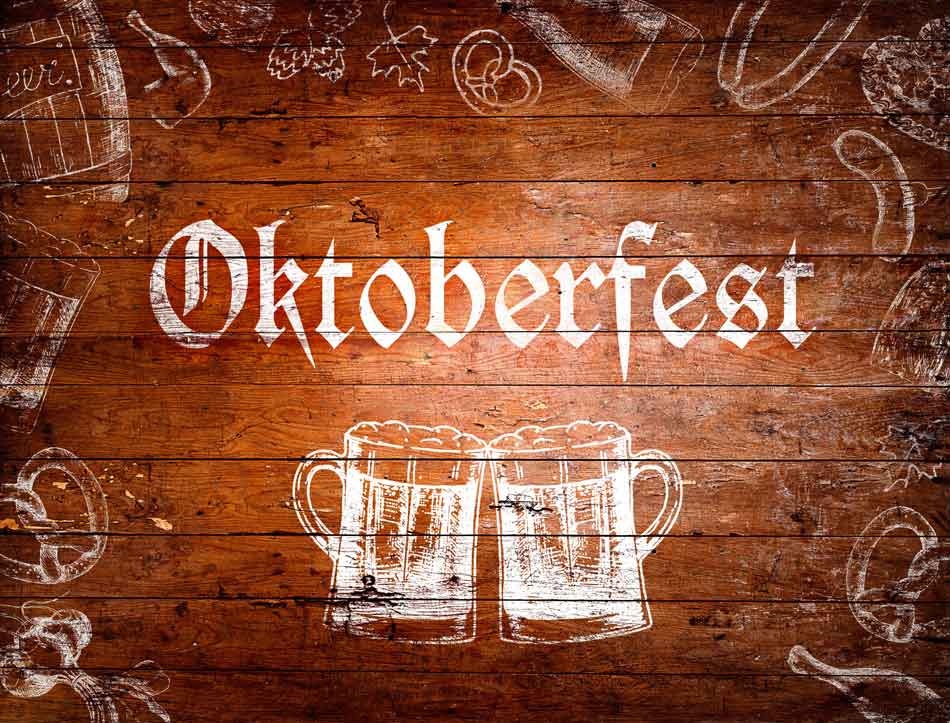 Oktoberfest is held annually in September and October.